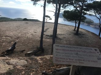 Mirador Tenne - bei Klosterruine Sa Trapa auf Wanderung aus Sant Elm